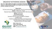 BREAKFAST NETWORKING SESSION – CAPE TOWN